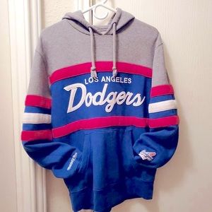 LA Dodgers Mitchell & Ness Royal Pull Over Hoodie